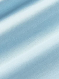 Fundas Nórdicas|Mantas></noscript>Westwing Collection Funda nórdica de percal con bordado Roya Azul claro, verde turquesa