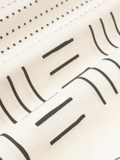 Mantas|Fundas Nórdicas></noscript>Westwing Collection Funda nórdica de percal con estampado boho Kohana Blanco crema, gris antracita