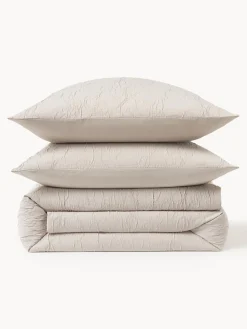 Clearance Funda nórdica de percal de algodón lavado Leonora Fundas Nórdicas|Mantas