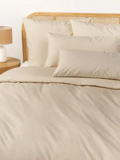 Fundas Nórdicas|Mantas>Westwing Collection Funda nórdica de percal Elsie Beige