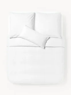 Mantas|Fundas Nórdicas></noscript>Westwing Collection Funda nórdica de percal Elsie Blanco