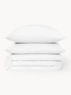 Mantas|Fundas Nórdicas></noscript>Westwing Collection Funda nórdica de percal Elsie Blanco