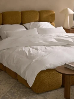 Mantas|Fundas Nórdicas></noscript>Westwing Collection Funda nórdica de percal Elsie Blanco