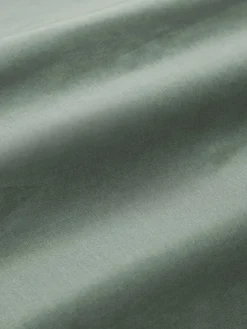 Fundas Nórdicas|Mantas></noscript>Westwing Collection Funda nórdica de percal Elsie Verde oscuro