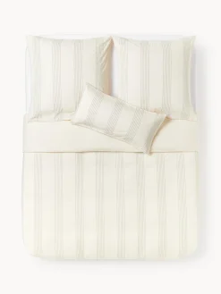 Fundas Nórdicas|Mantas>Westwing Collection Funda nórdica de percal Graham Off White