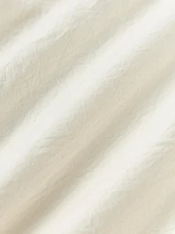 Fundas Nórdicas|Mantas></noscript>Westwing Collection Funda nórdica de percal Graham Verde oliva, Off White