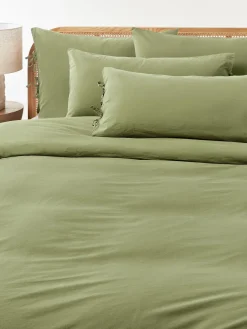 Outlet Funda nórdica de percal lavado Leonie Fundas Nórdicas|Mantas