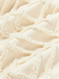 Fundas Nórdicas|Mantas></noscript>Westwing Collection Funda nórdica de percal Phil Blanco crema