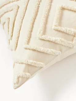 Fundas Nórdicas|Mantas></noscript>Westwing Collection Funda nórdica de percal Phil Blanco crema