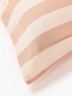 Clearance Funda nórdica de satén a rayas con dobladillo Brendan Mantas|Fundas Nórdicas