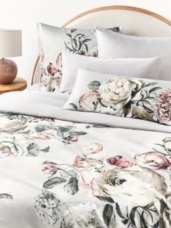 Clearance Funda nórdica de satén Blossom Fundas Nórdicas|Mantas
