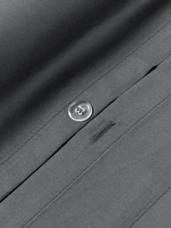 Fundas Nórdicas|Mantas></noscript>Westwing Collection Funda nórdica de satén Carlotta Gris antracita, gris claro