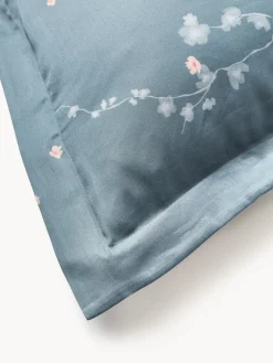Sale Funda nórdica de satén con estampado floral Sakura Fundas Nórdicas|Fundas De Edredón
