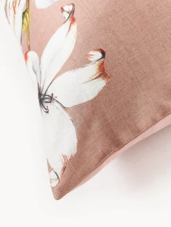 Online Funda nórdica de satén con estampado floral Flori Fundas Nórdicas|Mantas