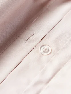 Fundas Nórdicas|Mantas></noscript>Westwing Collection Funda nórdica de satén de algodón Alyssa Tonos rosas