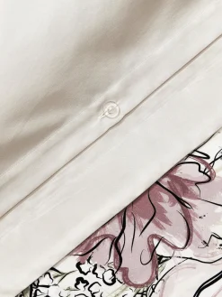 Fundas Nórdicas|Mantas></noscript>Westwing Collection Funda nórdica de satén estampada Margot