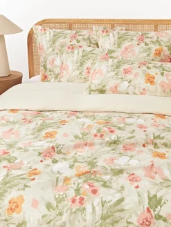 New Funda nórdica de satén estampado Anthea Mantas|Fundas Nórdicas