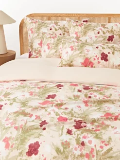 Outlet Funda nórdica de satén estampado Anthea Mantas|Fundas Nórdicas