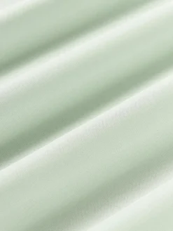 Fundas Nórdicas|Mantas></noscript>Westwing Collection Funda nórdica de satén estampado Leticia Verde salvia, beige claro, verde oscuro