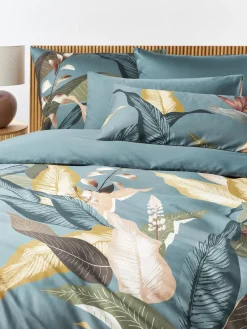 Discount Funda nórdica de satén Flora Mantas|Fundas Nórdicas