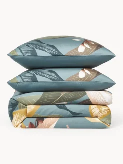 Discount Funda nórdica de satén Flora Mantas|Fundas Nórdicas