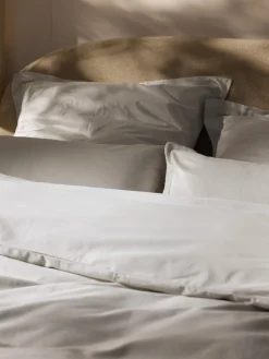 Mantas|Fundas Nórdicas></noscript>Westwing Collection Funda nórdica de satén Premium Gris claro