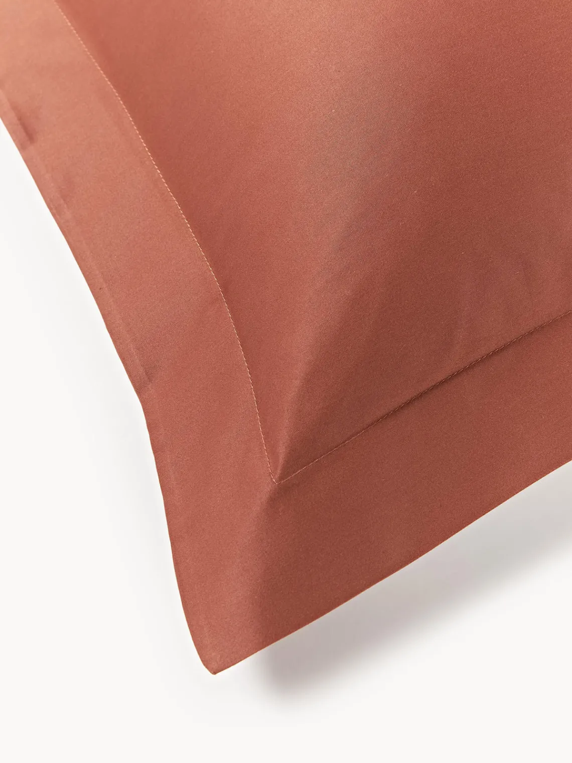Fundas Nórdicas|Mantas>Westwing Collection Funda nórdica de satén Premium Terracota