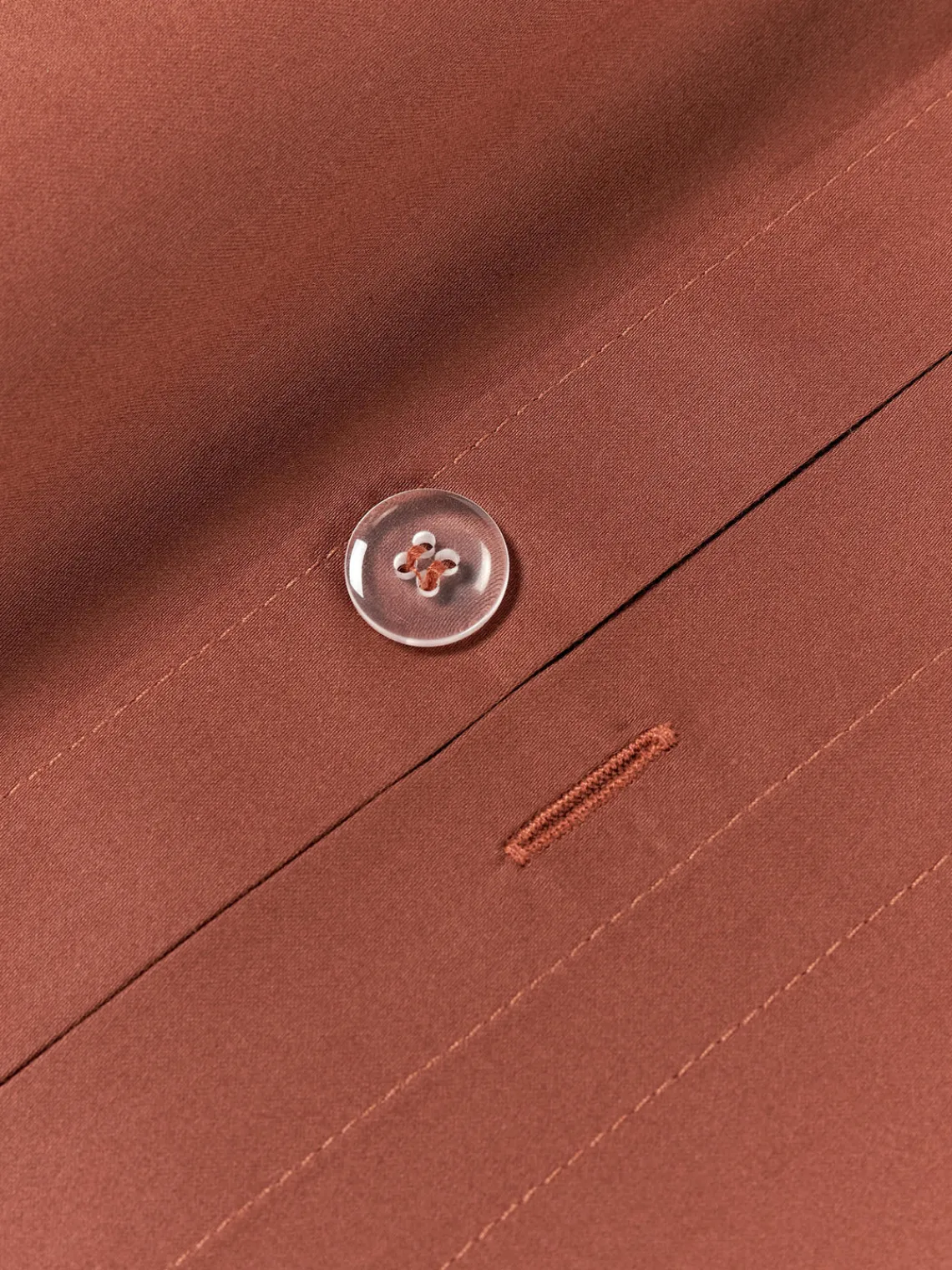 Fundas Nórdicas|Mantas>Westwing Collection Funda nórdica de satén Premium Terracota