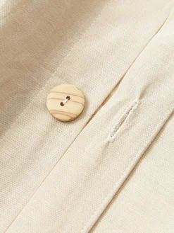 Fundas Nórdicas|Fundas De Edredón></noscript>Westwing Collection Funda nórdica de seersucker con ribete Davey Beige, blanco