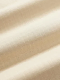 Fundas Nórdicas|Fundas De Edredón></noscript>Westwing Collection Funda nórdica de seersucker con ribete Davey Beige, blanco