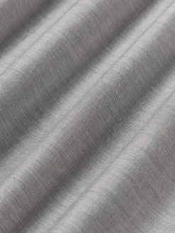 Fundas Nórdicas|Mantas></noscript>Westwing Collection Funda nórdica de seersucker con ribete Davey Gris oscuro, blanco