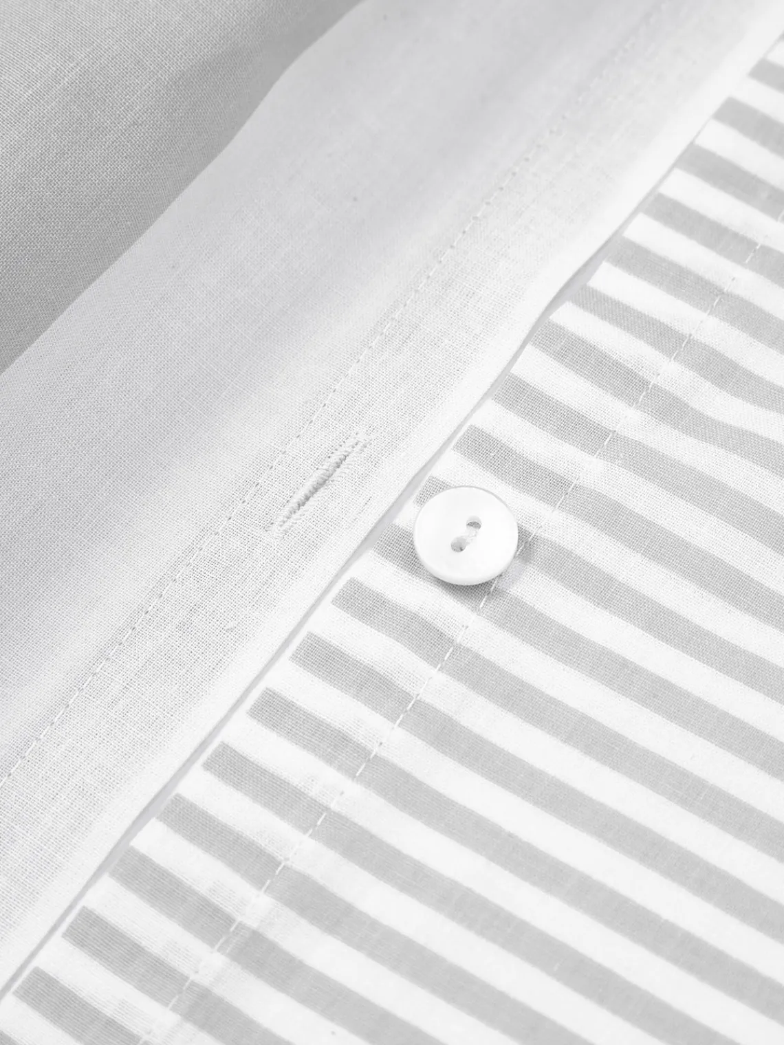 Online Funda nórdica doble cara de algodón a rayas Lorena Mantas|Fundas Nórdicas