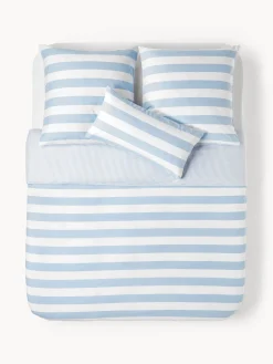 Discount Funda nórdica doble cara de algodón a rayas Lorena Mantas|Fundas Nórdicas