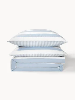 Discount Funda nórdica doble cara de algodón a rayas Lorena Mantas|Fundas Nórdicas