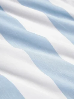 Discount Funda nórdica doble cara de algodón a rayas Lorena Mantas|Fundas Nórdicas