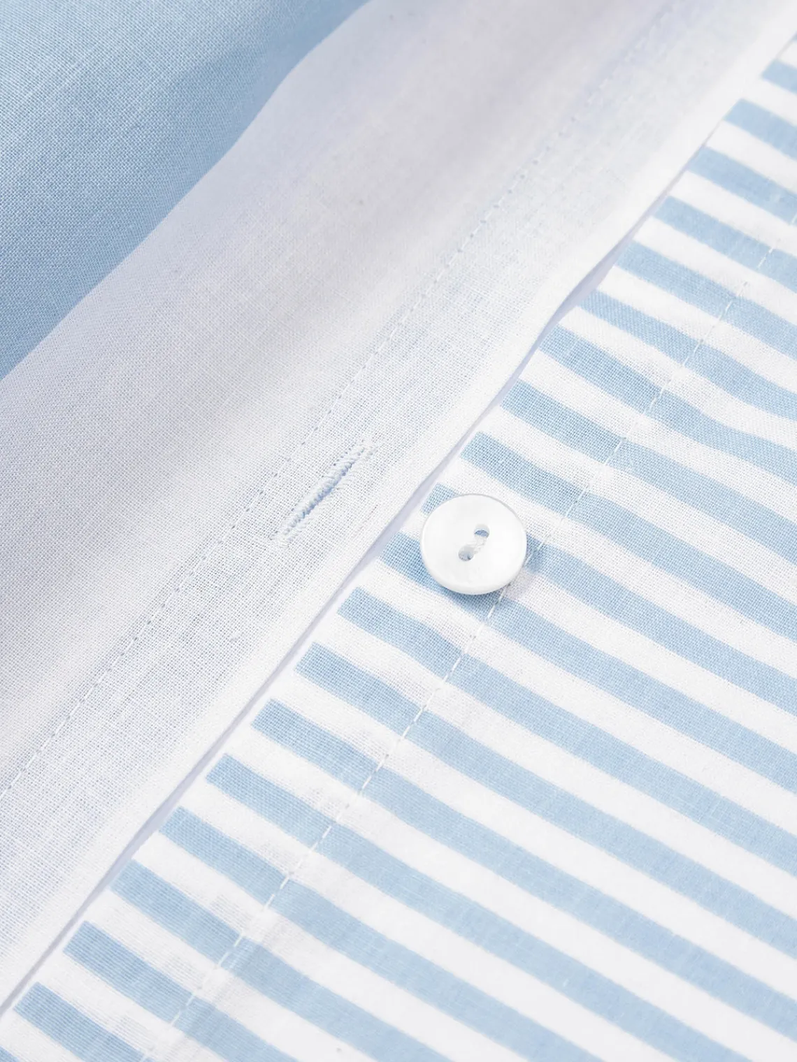 Discount Funda nórdica doble cara de algodón a rayas Lorena Mantas|Fundas Nórdicas