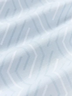 Fundas Nórdicas|Mantas></noscript>Westwing Collection Funda nórdica en tejido jacquard Aisha Azul claro, blanco