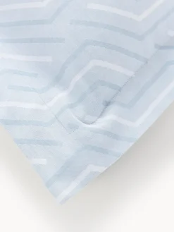 Fundas Nórdicas|Mantas></noscript>Westwing Collection Funda nórdica en tejido jacquard Aisha Azul claro, blanco