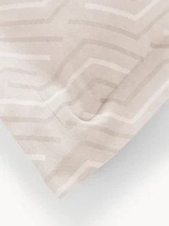 Fundas Nórdicas|Mantas></noscript>Westwing Collection Funda nórdica en tejido jacquard Aisha Beige claro, blanco