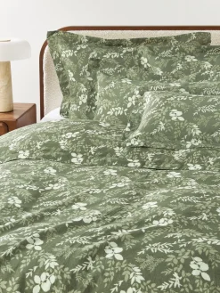 Fundas Nórdicas|Mantas>Westwing Collection Funda nórdica estampada Pola Tonos verdes