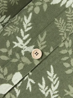 Fundas Nórdicas|Mantas></noscript>Westwing Collection Funda nórdica estampada Pola Tonos verdes