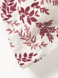 Fundas Nórdicas|Fundas De Edredón></noscript>Westwing Collection Funda nórdica estampada Pola Tonos rojos, blanco Off White