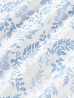 Fundas Nórdicas|Mantas></noscript>Westwing Collection Funda nórdica estampada Pola Tonos azules, Off White