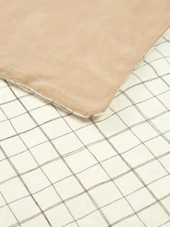 Cojines Infantiles|Decoración Infantil></noscript>Nobodinoz Funda nórdica infantil L1N0 Beige, blanco Off White, negro