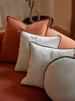 Clearance Fundas de cojines de terciopelo texturizado Carter, 2 uds. Mantas|Cojines Decorativos