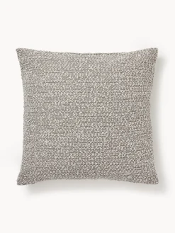 Mantas|Cojines Decorativos>Westwing Collection Fundas de cojín en tejido bouclé Bellamie, 2 uds. Bouclé greige