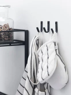 Clearance Ganchos de metal Bath, 3 uds. Accesorios De Baño|Jarrones