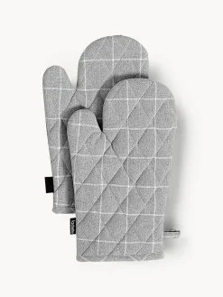 Outlet Guantes de horno Eco Check, 2 uds. Textiles De Cocina Y Manteles|Textiles De Cocina
