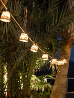 Discount Guirnalda de luces LED artesanal Aurora, 300 cm Lámparas De Techo|Lámparas Colgantes Exterior