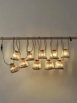 Discount Guirnalda de luces LED artesanal Aurora, 300 cm Lámparas De Techo|Lámparas Colgantes Exterior